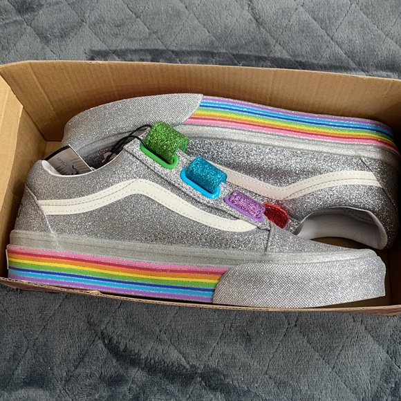Vans Old Skool B flour shop silver 🌈 limited edition - Picture 13 of 14